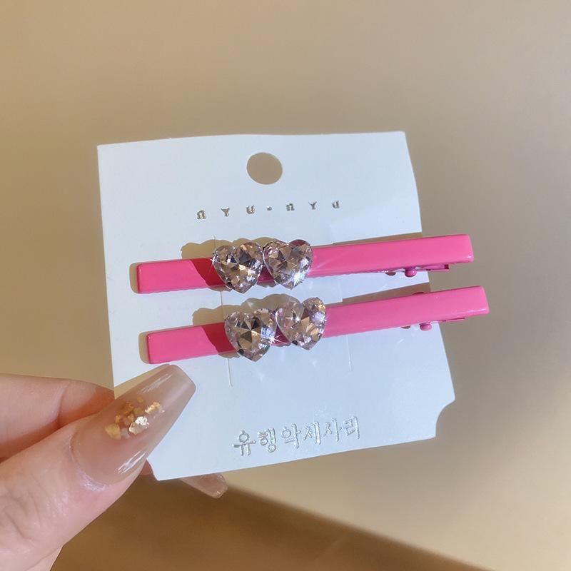 Silver Rhinestone Pentagram Hairpin: Y2K Cool Style Bangs Side Clip