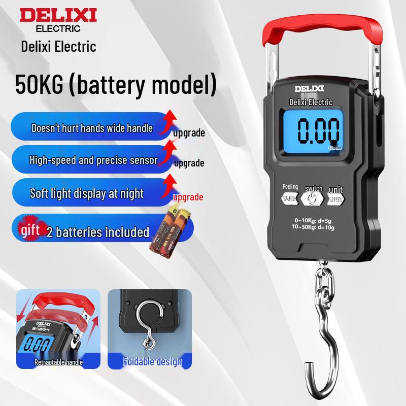 Delixi Electric Portable Handheld Precision Scale for Household Use