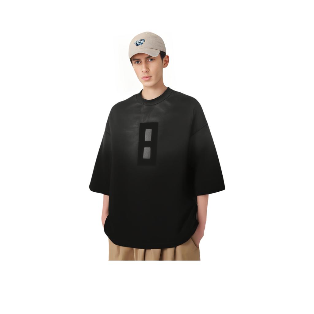 Fear of God 8 Airbrush Tee Black Unisex Tops FG850-070JER-001