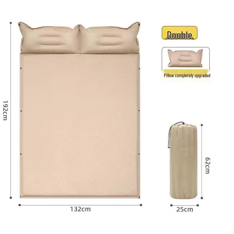 Double Camping Inflatable Mattress Pad for Tent or Home