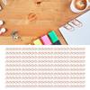 250Pcs 20*9mm Fancy Paperclips Rose Gold/Gold/Silver Electroplating Metal Small Paper Clips with Storage Box Mini Size