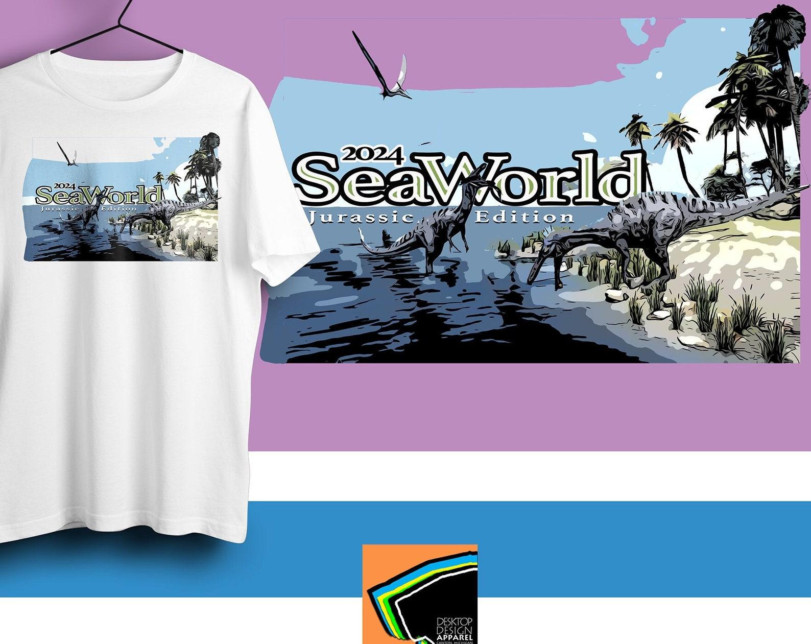 SeaWorld Jurassic Edition Shirt: Dino Playground Tee S