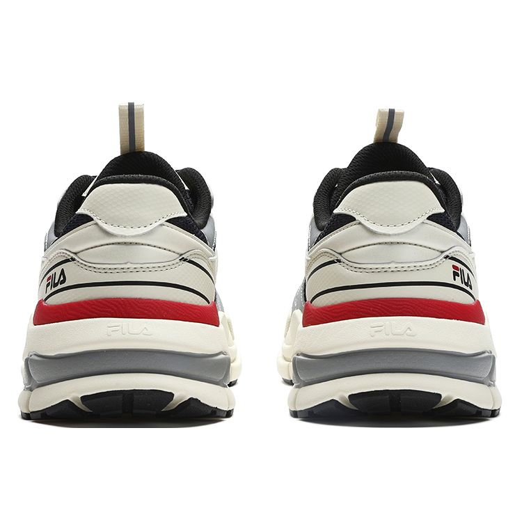 FILA Decoder Comfortable Fabric Low-Top Casual Running Shoes Men sneaker Blue White F12M312111FBW