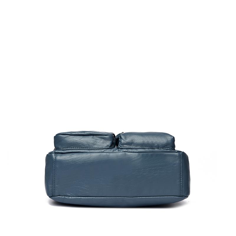 Dámská taška Vintage taška přes rameno Vícekapsá velkokapacitní taška crossbody