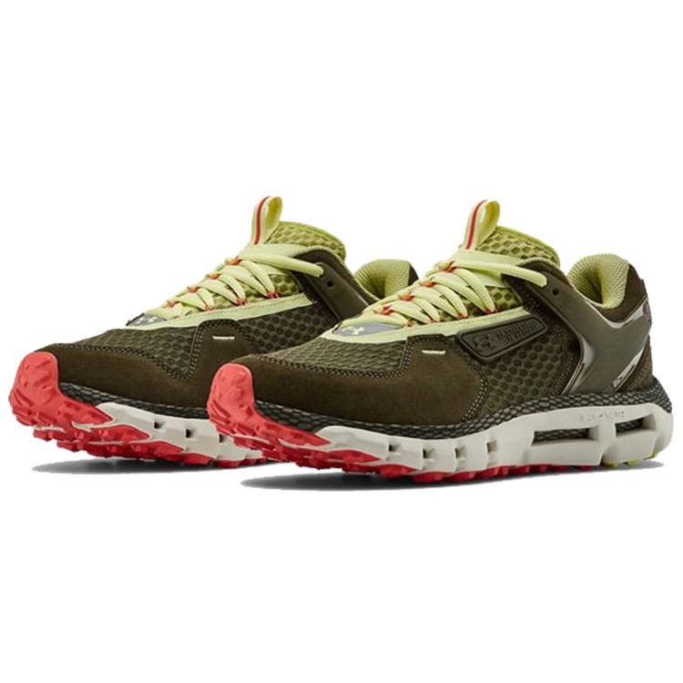 Under Armour HOVR Summit Comfortable Round Toe Cushioning Low top Casual Shoes Unisex Forward Green 3022579-301