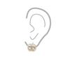 ZAKOL Geometric Hollow 8 Shaped Imitation Zircon CZ Earrings Temperament Buling Zircon Party Zircon Accessories