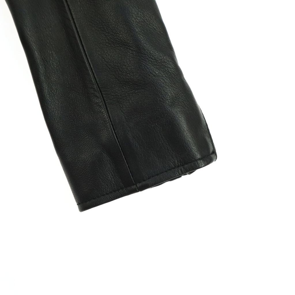 LE CIEL LEU Langarm Leder Doppel-Bikerjacke 38 Lammleder Damen Gebraucht