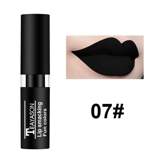 TEAYASON Velvet Matte Lipstick Lasting Waterproof Halloween Party Lip Makeup