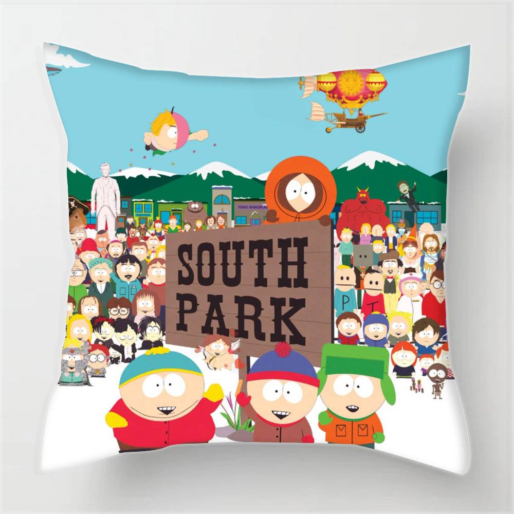 Movie S-South Parks Cartoon  Pillowcases Cushion Covers Living Room Sofas Home Decor Gifts
