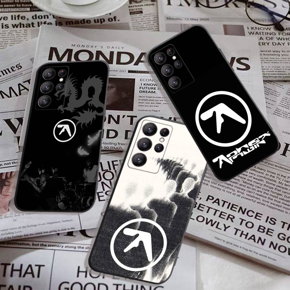 A-Aphex Twin Symbol Phone Case For Samsung S 24 fe 25 Ultra plus 20 lite 21 30 22 23 24 22 Ultra 5G Fundas