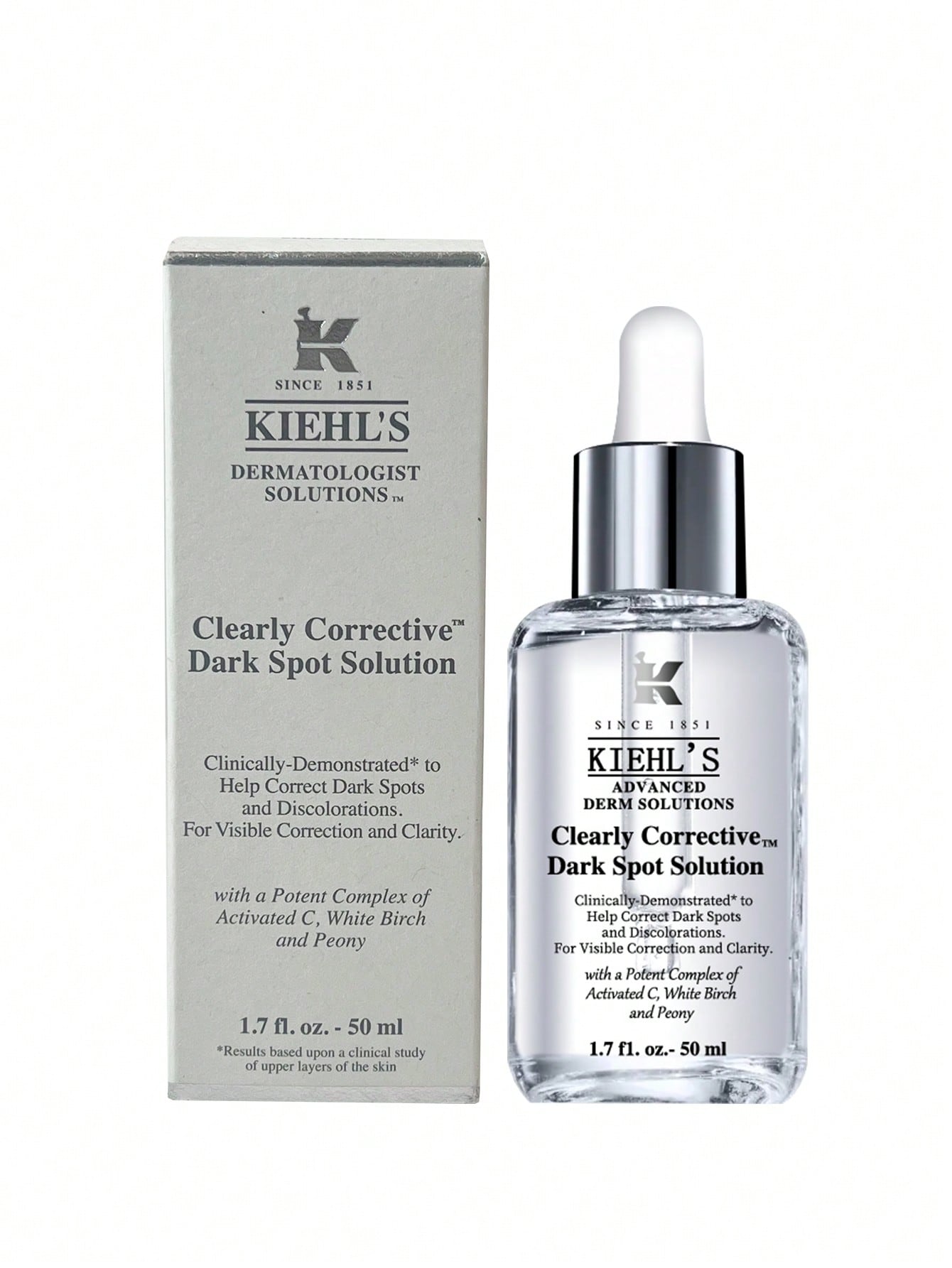 Kiehl's Clearly Dark Corrective Spot Solution | Reduserer hyperpigmentering og merker etter akne - 15 ml (Mini)