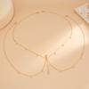 Boho Multilayer Imitation Pearl Pendant Waist Chain For Women Summer Beach Bikinis Belly Belt Bra Chain Body Jewelry