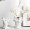 Irregular Protrusion Shaped Ceramic Vase Plant Pots Table Decoration Flowers Arrangement Abstract Art Vases Room Aesthetic Decor