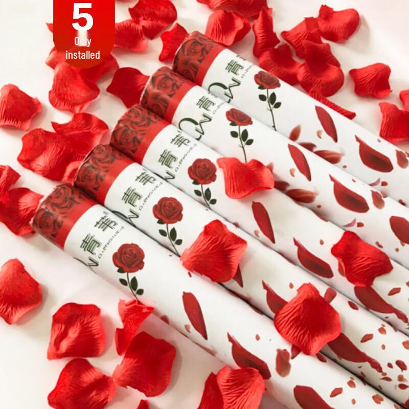 Rose Petal Handheld Confetti Popper