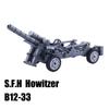 WWW2 Military Building Block 88mm Flak Gun Cannon  Weapons Figure Soldier Machine Gun Mecha Infantry Artillery Mortar Toys K053