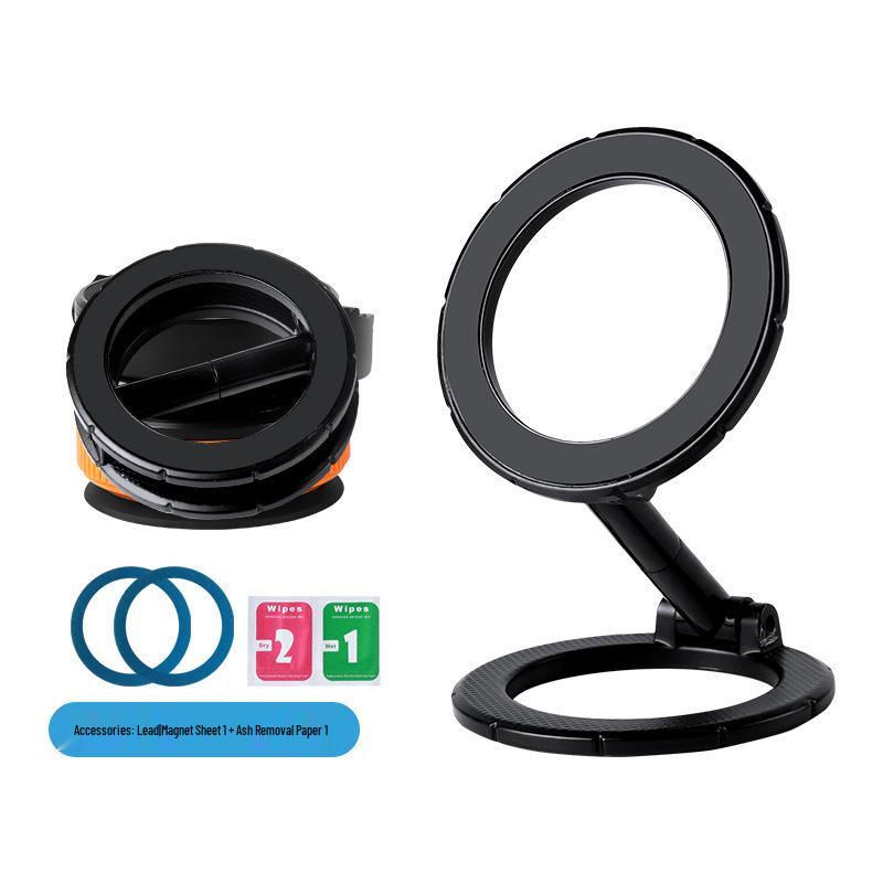 2026 Foldable Magnetic Car Phone Holder - 360° Rotating Dashboard Mount