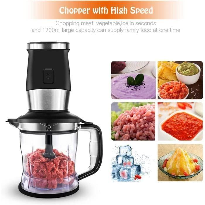 Blender Mixeur 3-en-1 - GENERIC - 700W - 24000 tours/min - 1,2 L - Sans BPA