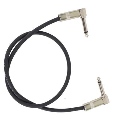 60cm Length Guitar Effects Pedal Cable Connector 6.35 Plug Wire Adapter Line Round Head