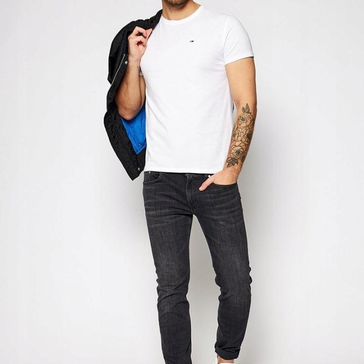 Tommy Jeans koszulka t-shirt męski biały DM0DM09586-YBR XXL