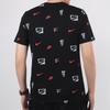 Nike All-Over Logo Print Casual Sport Short Sleeve T-Shirt Men Tops Black CV8963-010