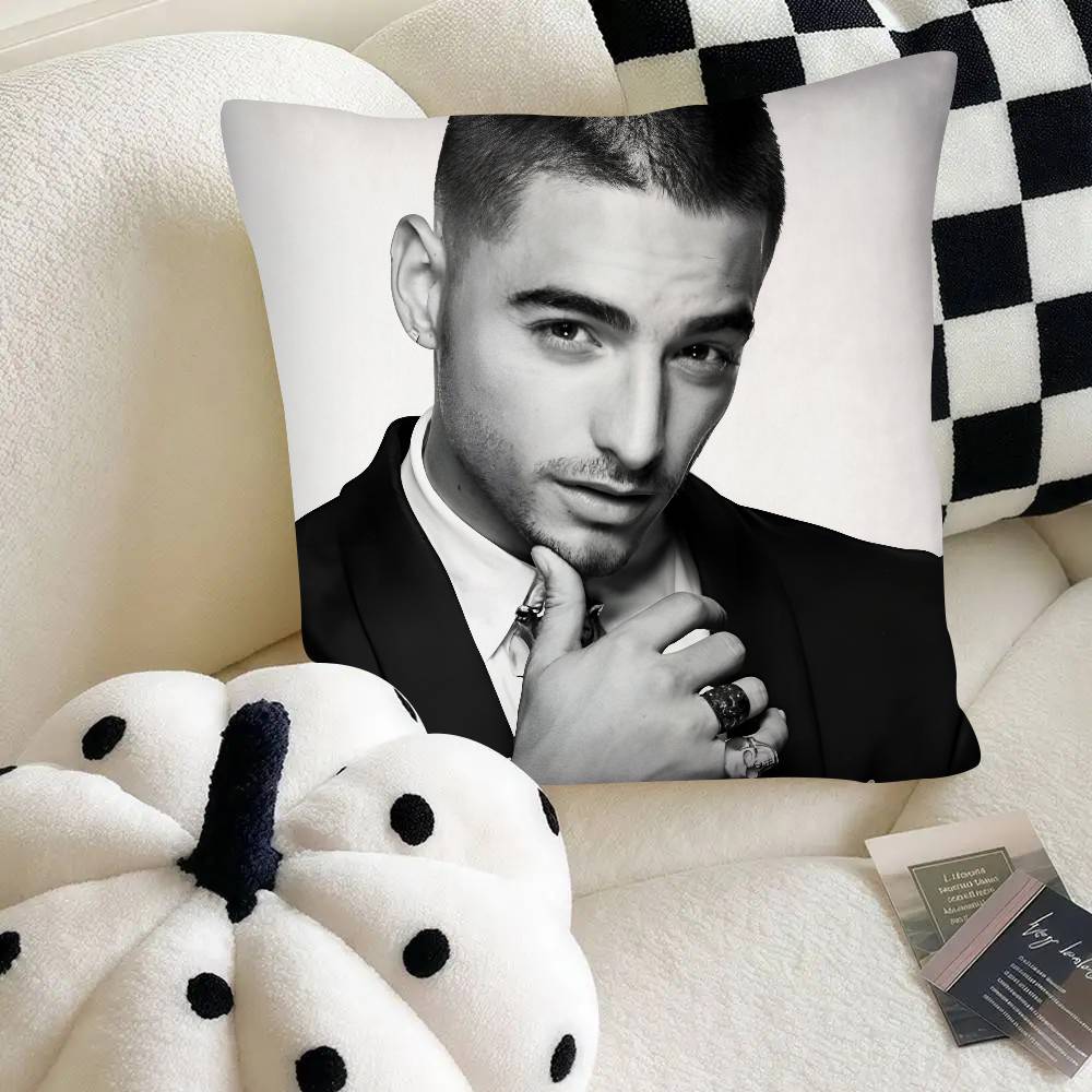 Klassische Singer MMaluma Musik Kissenbezug Mode Quadratischer Kissenbezug Schlafzimmer Sofa Raum Ins Dekoration Freizeit