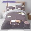 Bubu Dudu Pattern Bedding,Quilt Set Quilt Cover Pillowcase Home Birthday Gift (1 * Duvet Cover + 2 * Pillowcase, Without Core)