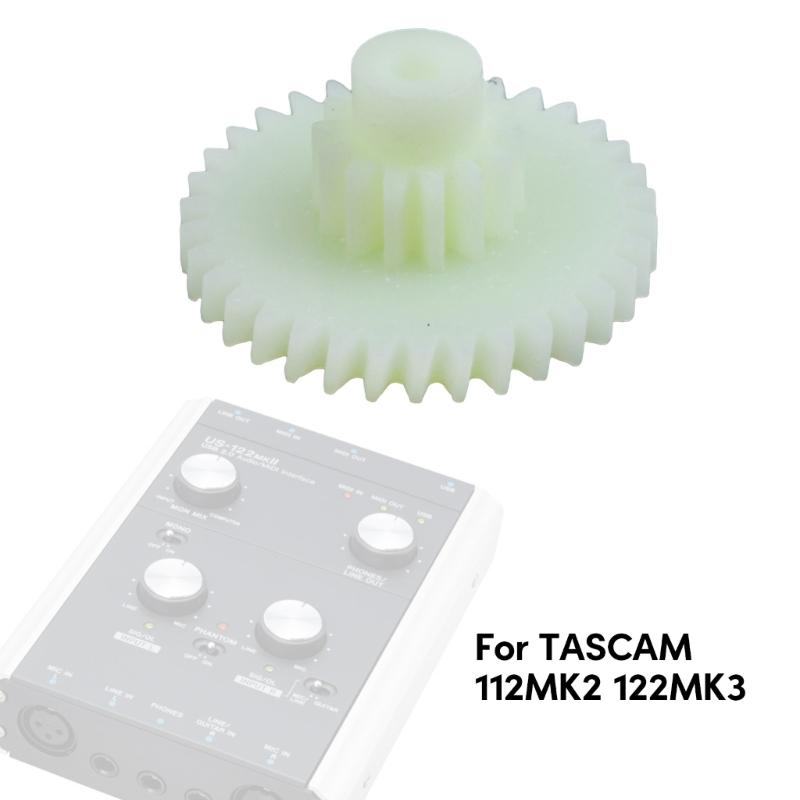Durable Plastic Gear for TASCAM 112MK2 122MK3 Tape Recorder User friendly Gears Easy Installation, Long lasting Use
