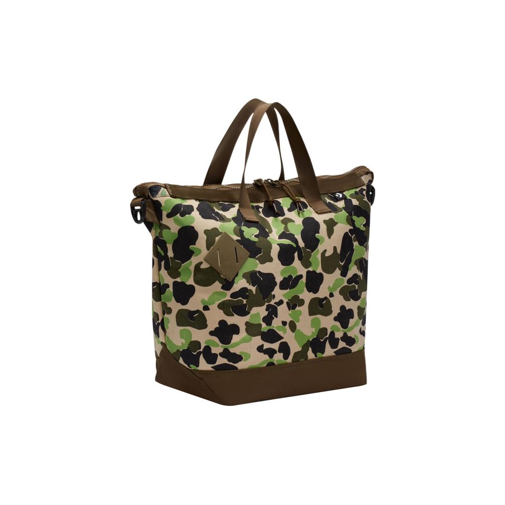 Converse Polyester Tote Bag, Shopping Bag, Shoulder Bag, Crossbody Bag, Handbag Regular Unisex Army Green 10018449-A01