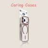 For iPhone 17 Pro Max Case High-Transparency Decorative Line Slim Magnetic Ring Anti-Drop Minimalist Case with iPhone 16 15