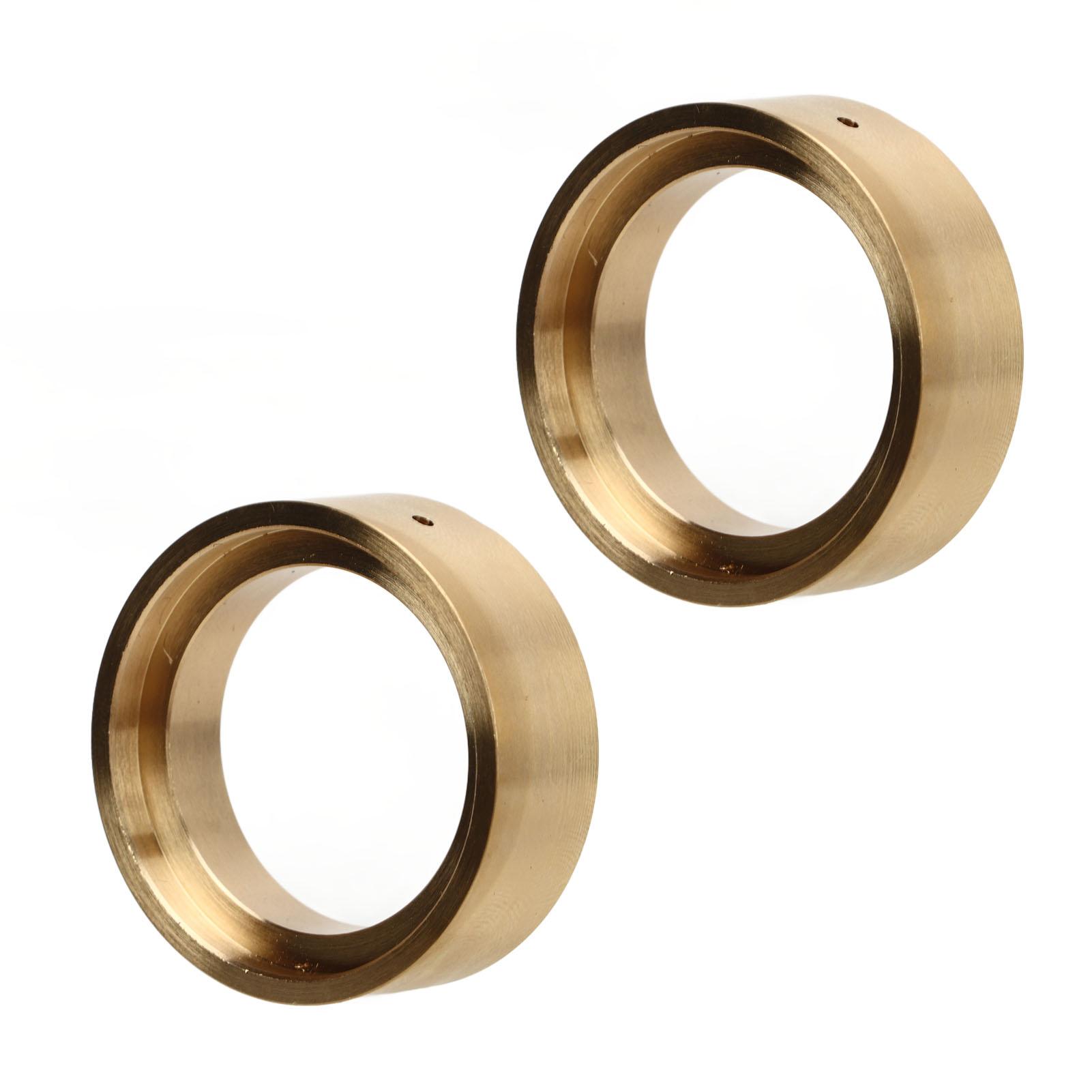 

2 шт. Латунное внутреннее кольцо-зажим Beadlock Профессиональные 1,3-дюймовые RC латунные утяжелители для колес Beadlock для