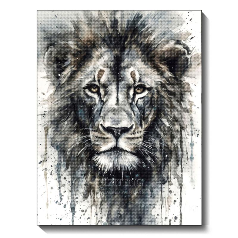 Black and White Animal Diamond Art Painting Dog 5D Full Diamond Mosaic Embroidery Cross Stitch Set Home Decoration Diy