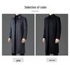 Men's Korean Style Detachable Down Liner Wool Overcoat, Winter 2025
