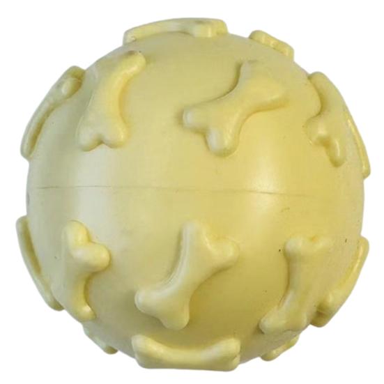 Squeaky Dog Ball Raised Texture Dog Chew Toy Bite-Resistant Puppy Teething Toy for Dogs Teeth Cleaning Boredom Relief