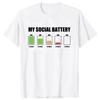 Humor Quotes Fitness Neutral Round Neck High Quality T-shirt Humor Introvert Joke Introvert Cotton T-shirt Genderless Top