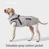 Autumn Winter Warm Big Dog Clothes Cotton Towable Labrador Coats Clothes Windproof Golden Retriever Dog Coat Luxury Supplies