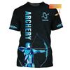 Custom Name Archery Sport T Shirt Jersey For Men Summer Short Sleeve Tee Shirts For Archery Lovers New In Men's Archer Tshirts