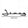 3D Car Styling Chrome Metal Letter Sticker For Jimny Emblem Grand Vitara Sx4 Swift Body Rear Bumper Trunk Tailgate Badge Decor