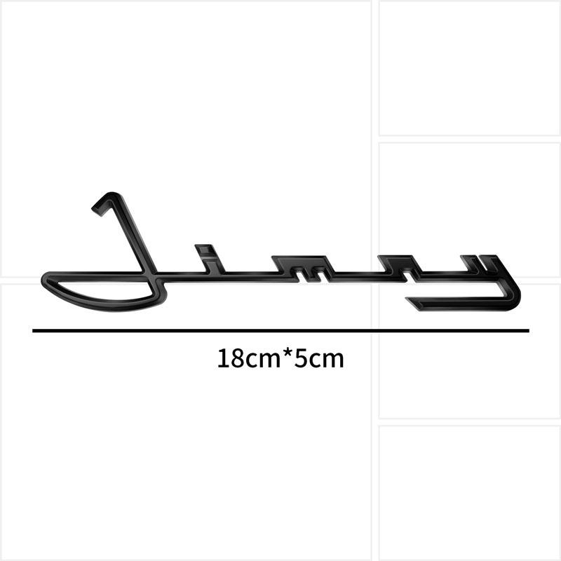 3D Car Styling Chrome Metal Letter Sticker For Jimny Emblem Grand Vitara Sx4 Swift Body Rear Bumper Trunk Tailgate Badge Decor