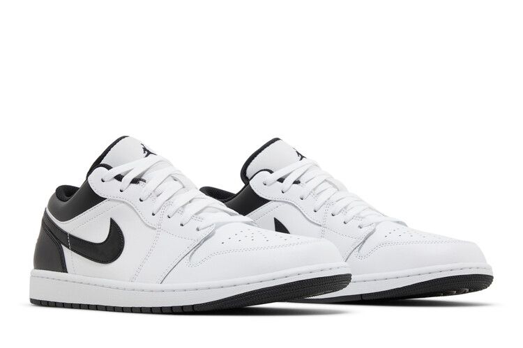 Jordan 1 Low White Black Men's Sneakers