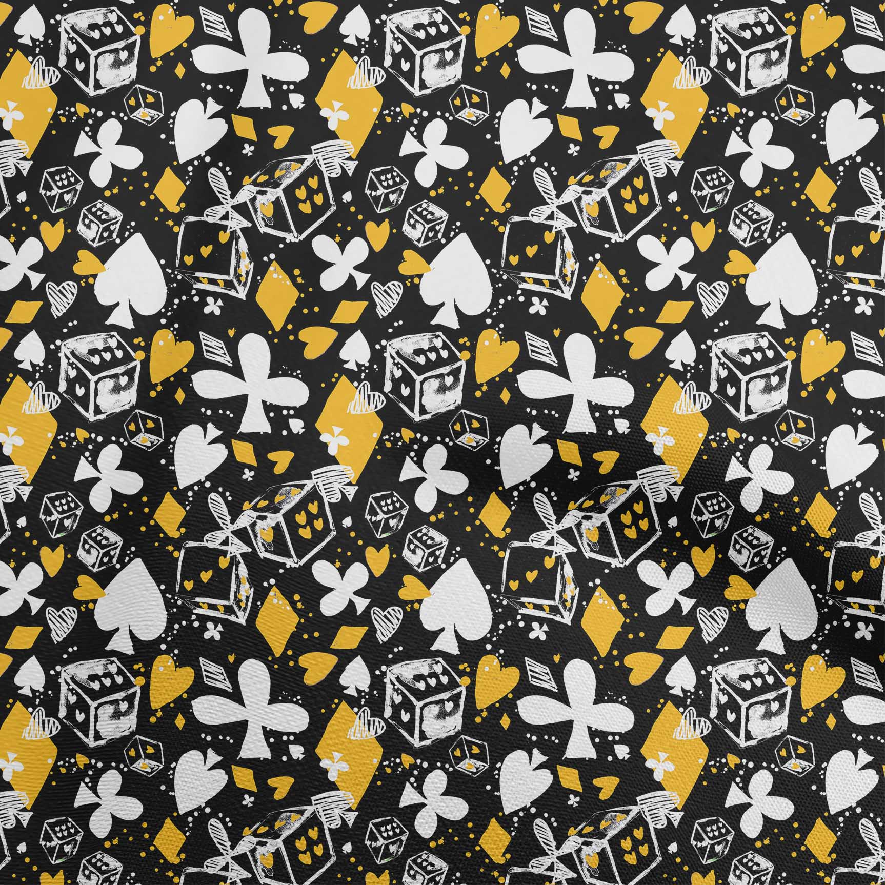 

OneOone Cotton Flex Світло-зелена тканина Покерна картка Крафт-проекти Декоративна тканина з принтом у дворі 40 дюймів 42 Inch Wide - Viscose Chiffon жовтий