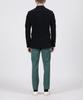 PANICALE Green Slim Fit Dyed Cotton Pants