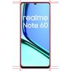 Härdat glas - Phonillico® - Realme Note 60 - 2-pack - Reptåligt - Skärmskydd