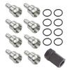 Oil Nozzle Sleeve Set Oil Rail Leak Repair Kits Efficient Oil Rail Leak Fix Tool for 6.0L Powerstroke Simple Intallation