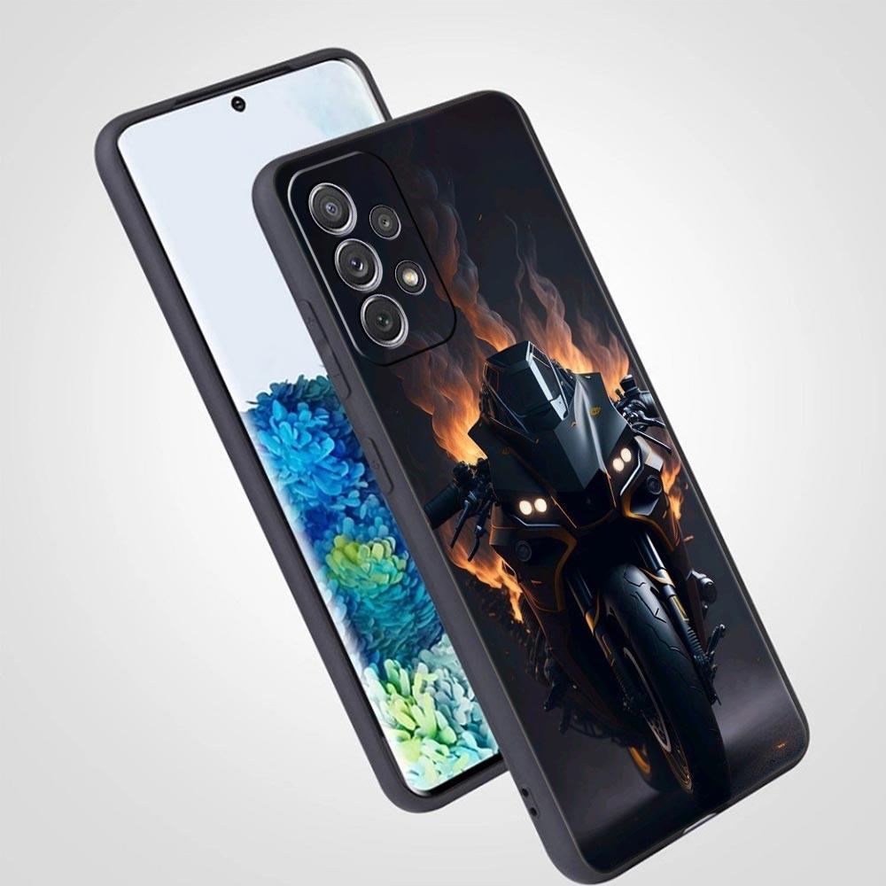 Custodia per Telefono Sportiva Moto Cross per Samsung Galaxy A17 A07 A55 A35 A25 A15 A05 A33 A31 A23 A21s A41 A73 A53 A51 A71Cover