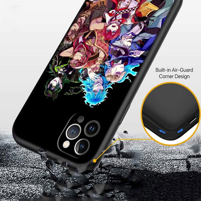 CJ102 Twisted Wonderland Soft Shell Phone Case for Xiaomi Poco C40 C50 C51 C55 C65 C71 C75 F3 F5 F6 F7 M2 M3 Pro Ultra