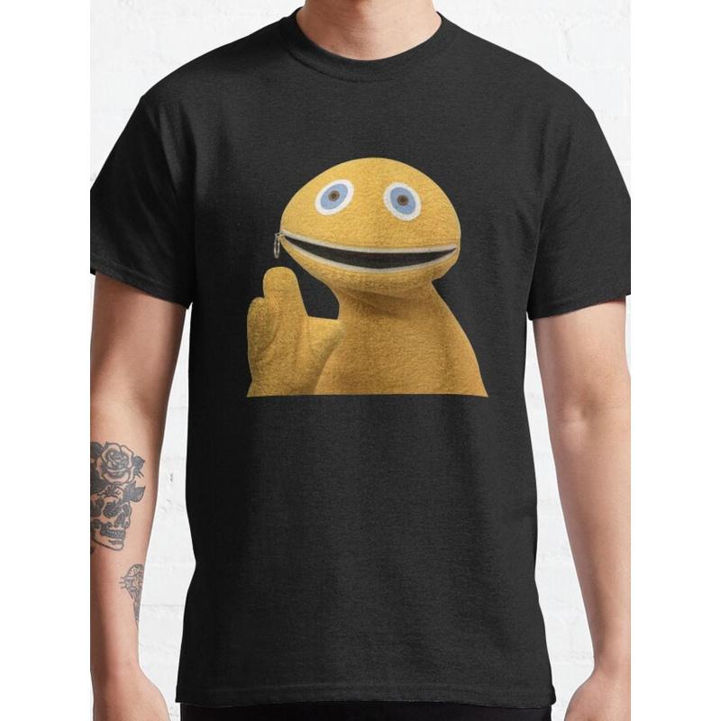 Men'S Vintage Rainbow TV'S Zippy The Legend Retro T-Shirt - Official UK 'S TV Show Tee with Iconic Zippy Face & Rainbow Logo, Soft Breathable Cotton,