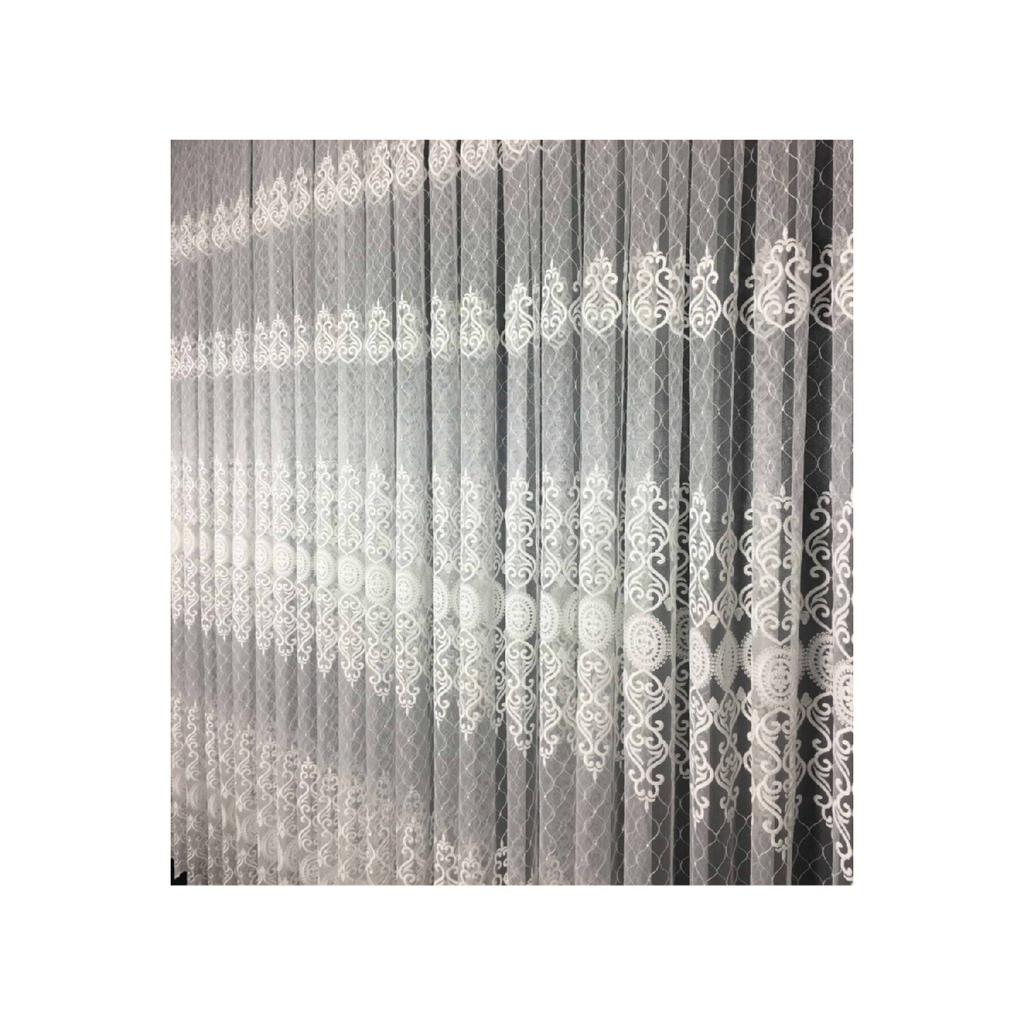 1/3 Close Pleat Luxury Living Room Tulle Curtain 1/3 Close Pleat Does Not Require Ironing