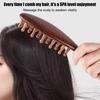 2 Peças Escova de Cabelo de Sândalo para Massagem do Couro Cabeludo, Pente de Madeira Massageador de Cabeça para Homens Mulheres, Escova Antiestática de Dentes Largos para Crescimento Capilar