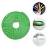 Car Door Guards Trim Rubber Seal Protection Strip Green Car Exterior Accessories Anti-Collision Weatherproof Seal Strip