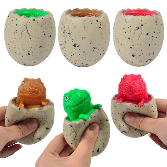 Dinosaur Egg Klem Leke Sakte Rebound Stress Angst Relief Barn Tenåringer Voksne Stretch Dino Egg Squishes Sensory Fidget Toy